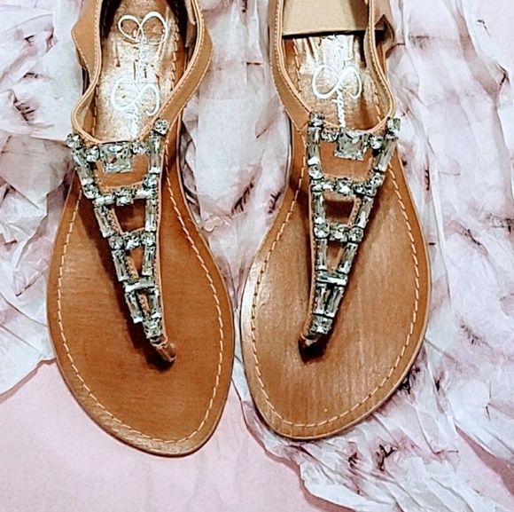 jessica simpson rhinestone sandals